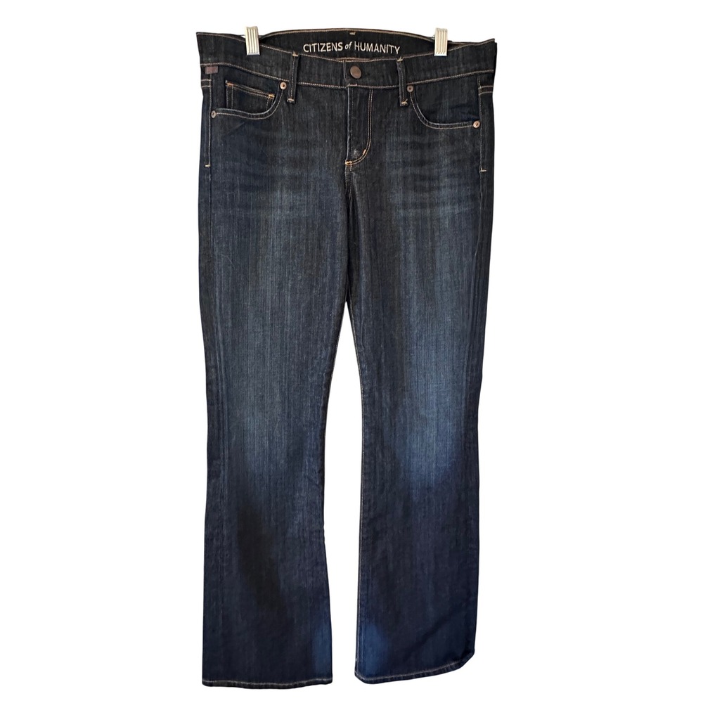 Citizens of Humanity Womens Dita Petite Bootcut Dark Wash Denim Jeans Size 29